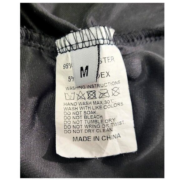 NO BRAND Spaghetti Strap Black Dark Fairy Velvet Laced Wing Dress Women's M - Picture 6 of 7